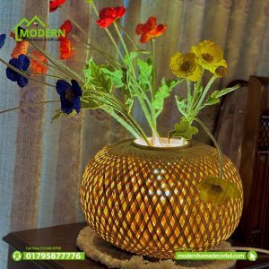 Round Bamboo Lampshade