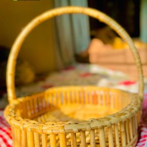 Cane Round Basket