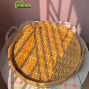 Cane Round Tray
