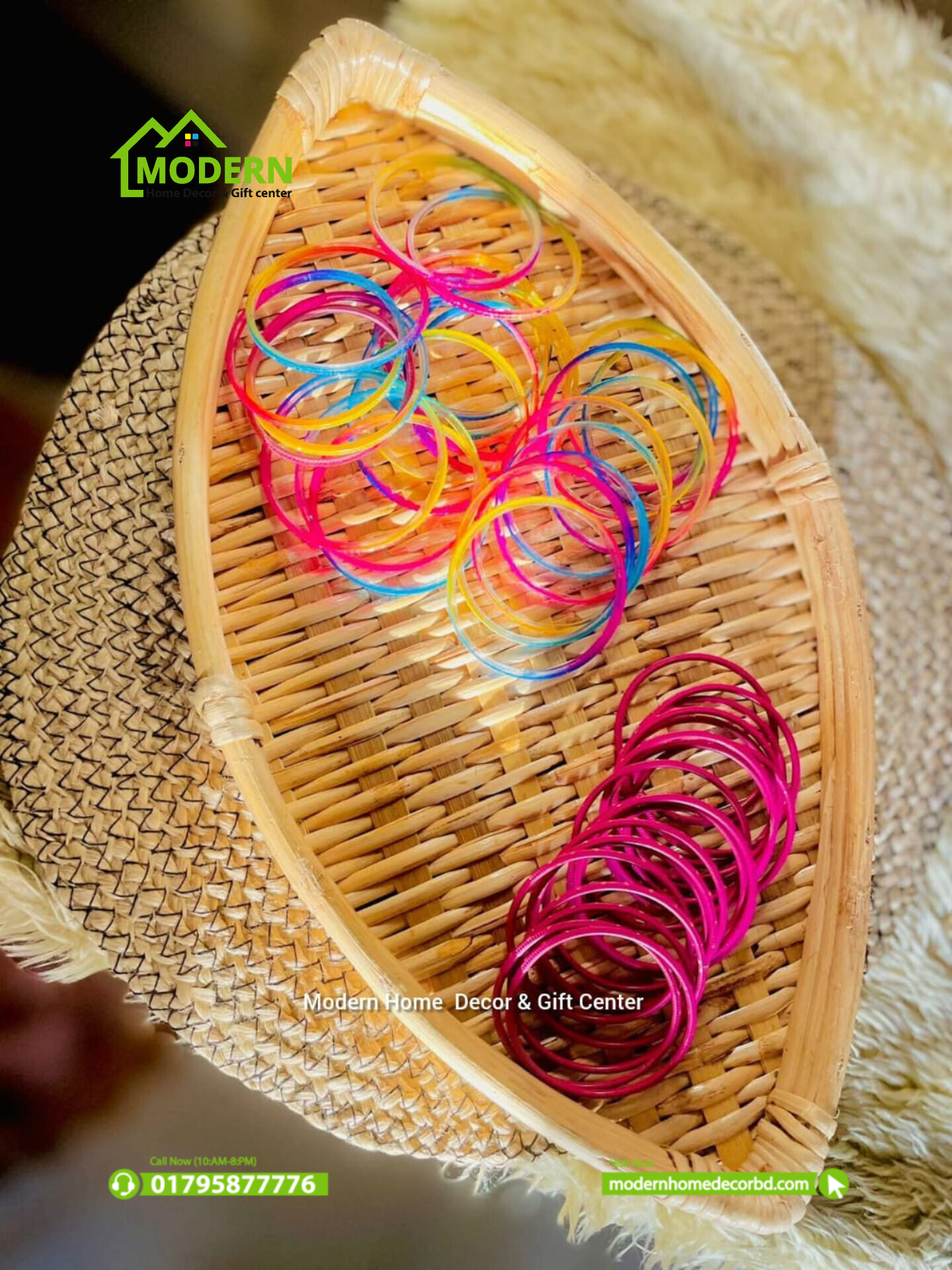 Leaf Shape Cane Tray - Image 3