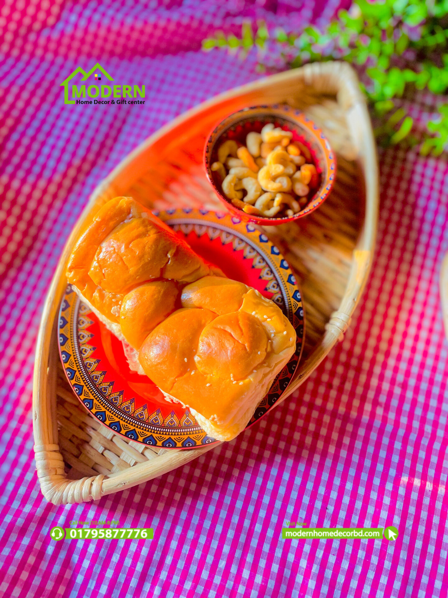 Leaf Shape Cane Tray - Image 4