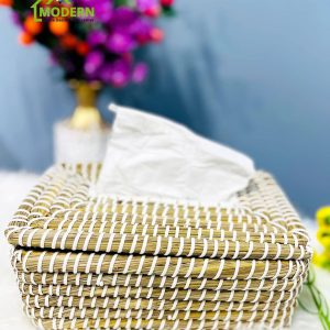 Premium Seagrass Tissue Box