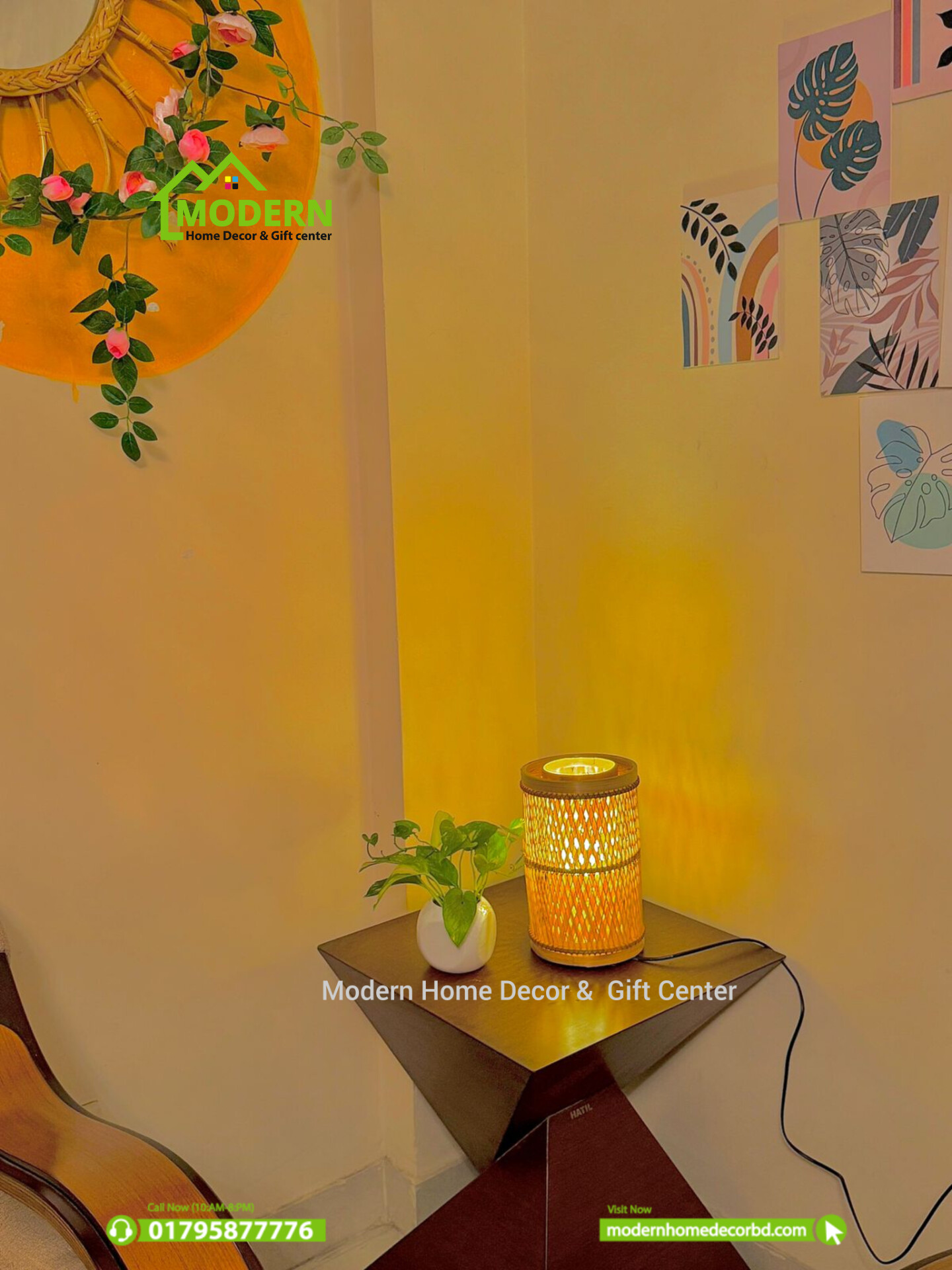 Bamboo Net Table Lamp - Image 2