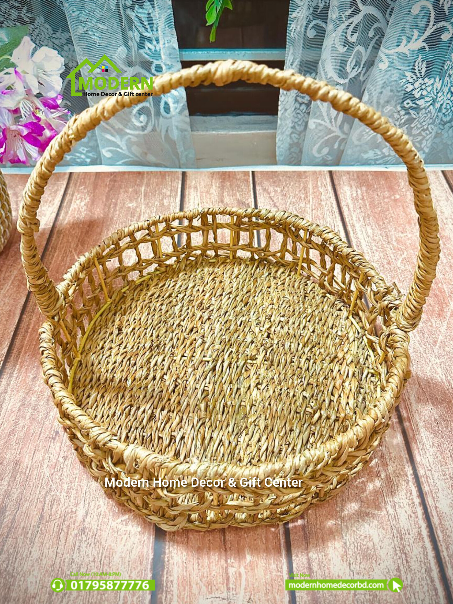 Round Handle Basket - Image 2